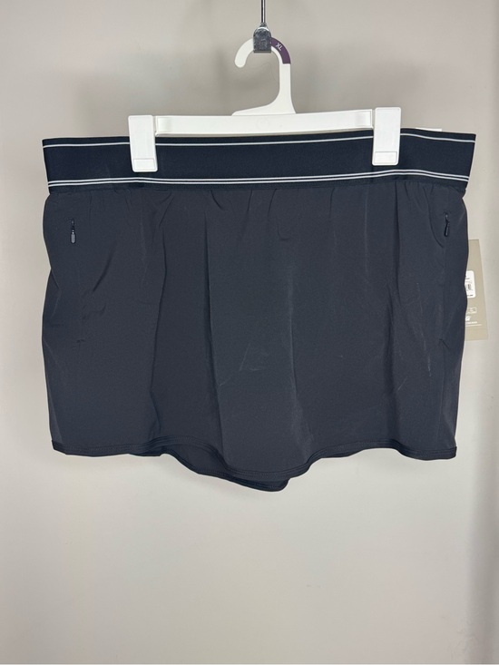 Avia Pants - Avia NWT Black Athletic Skort with White Waistband Trim